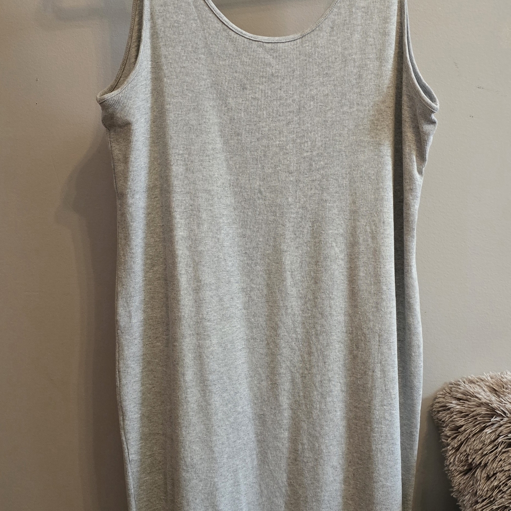 H&M Gray Midi Dress